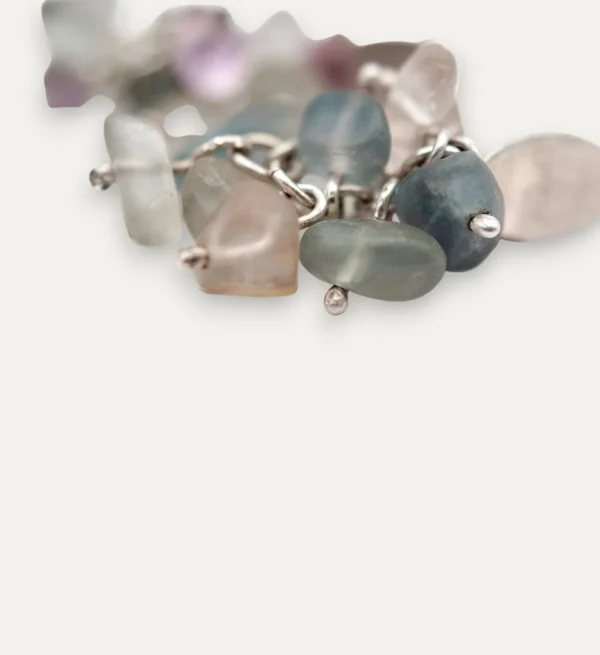 Boucles d'oreilles fluorite