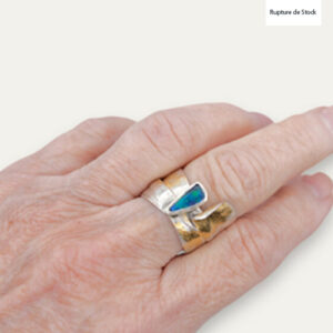 BAGUE OPALE NOIRE