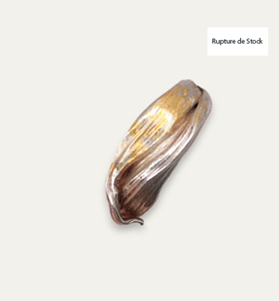 bague argent et or 24 K