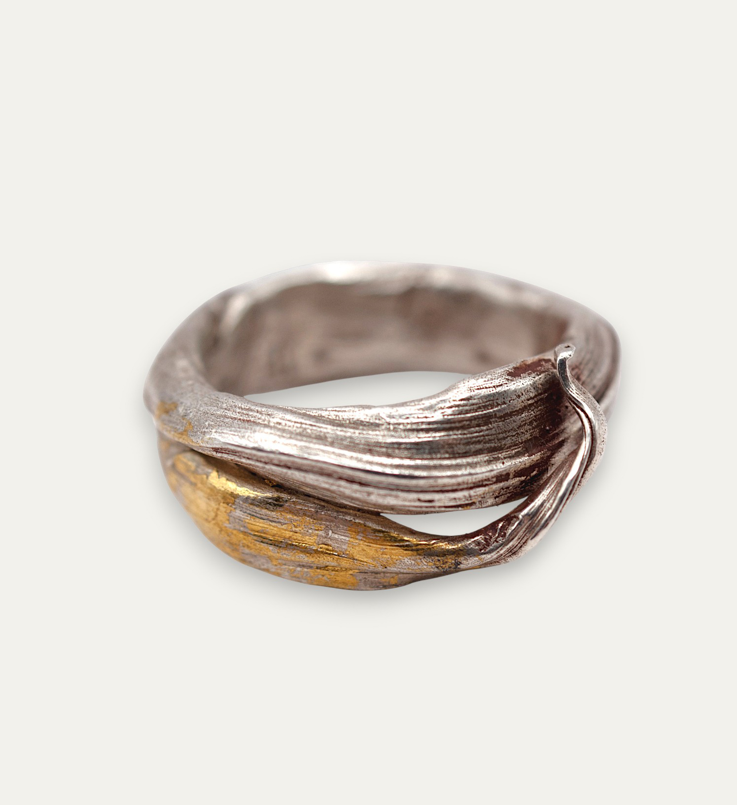 bague argent mitsuro