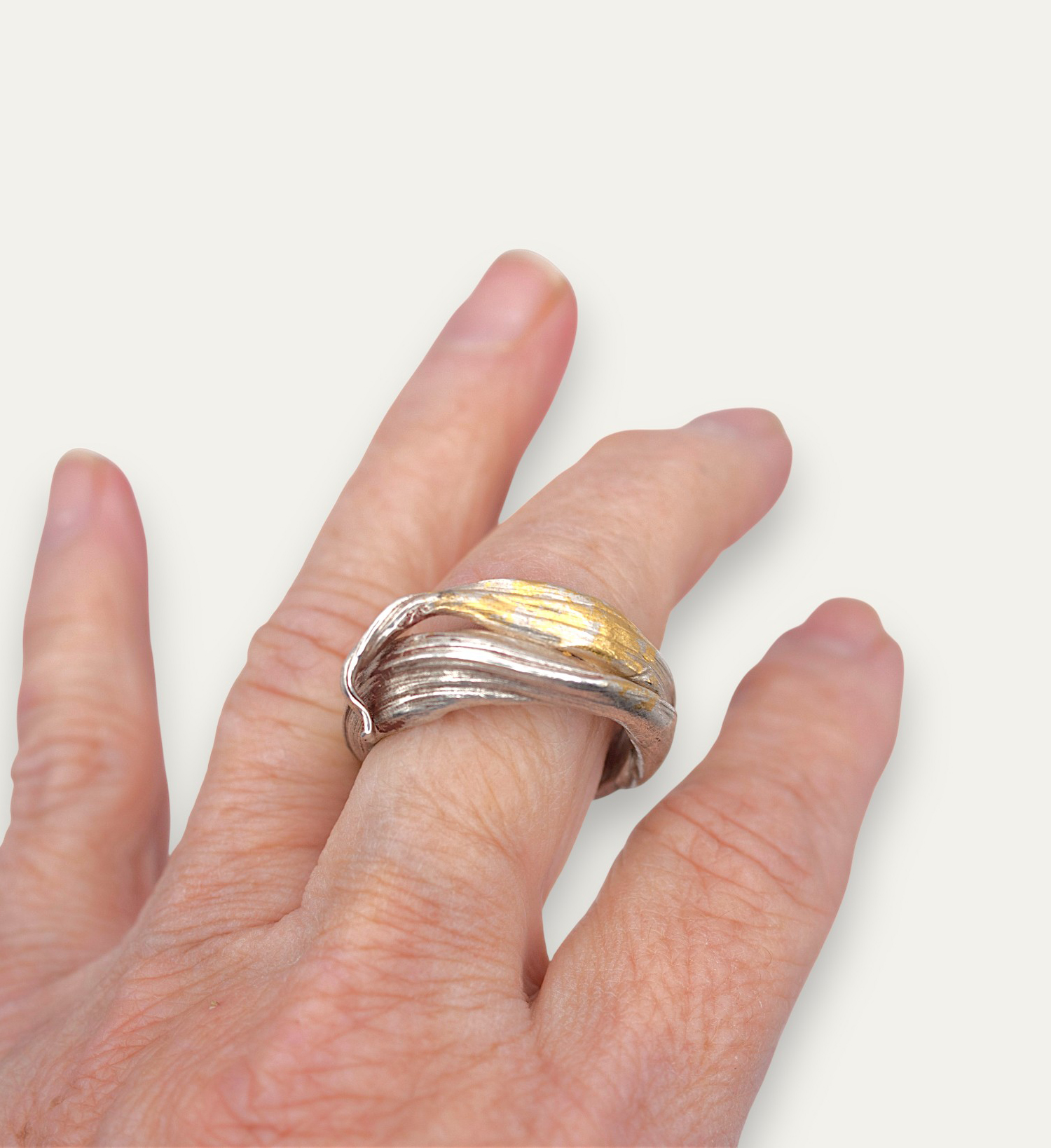 bague argent mitsuro