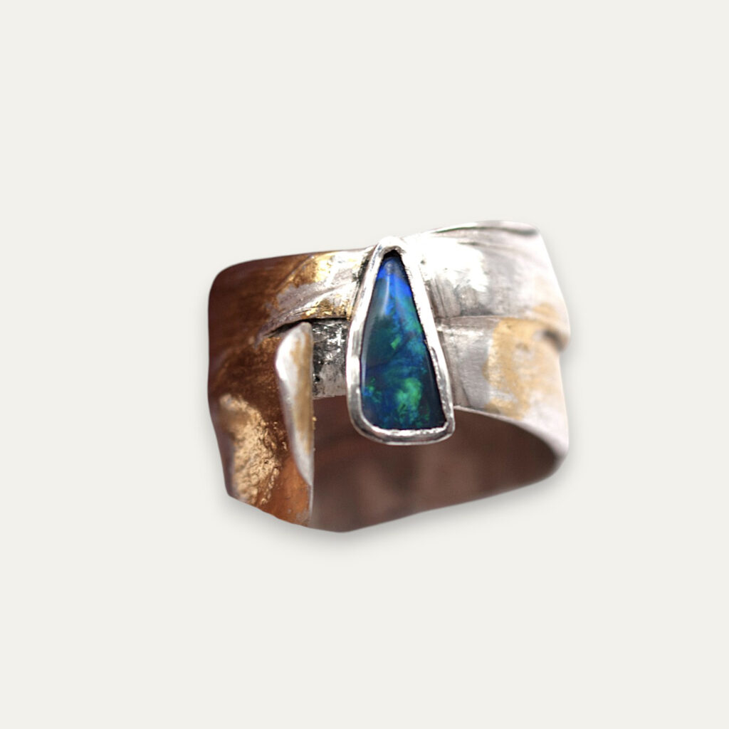 Bague opale