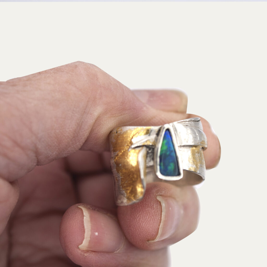 Bague opale