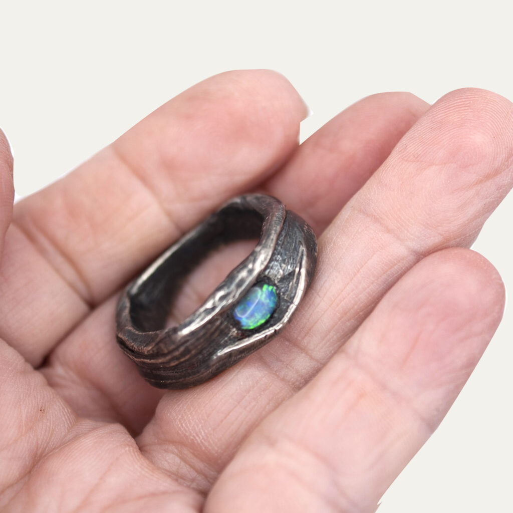 Bague opale