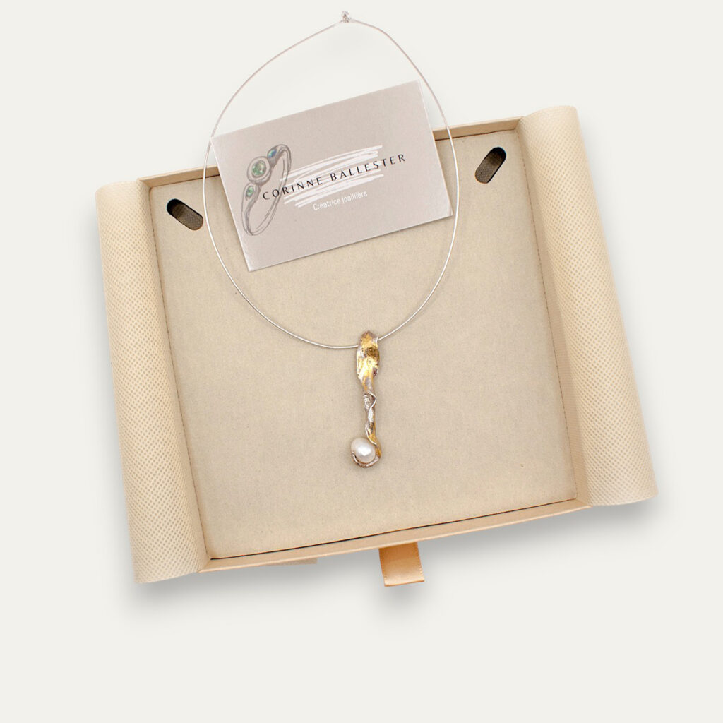 Collier perle d'eau douce